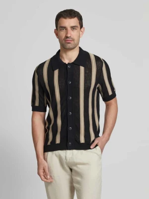 Koszulka polo o kroju regular fit z mieszanki bawełny i lnu Marc O'Polo