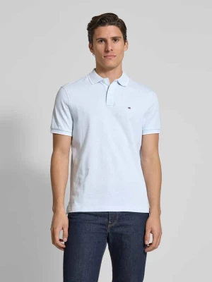 Koszulka polo o kroju regular fit z mieszanki bawełny i lnu Tommy Hilfiger