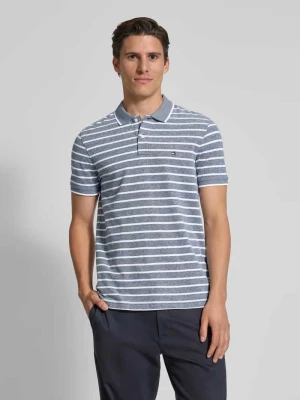 Koszulka polo o kroju regular fit z mieszanki bawełny i lnu Tommy Hilfiger