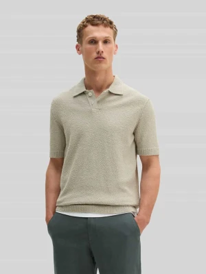 Koszulka polo o kroju regular fit z mieszanki bawełny Marc O'Polo Średnioszary