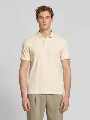 koszulka polo o kroju regular fit z mieszanki bawełny model 'BLAZE' Selected Homme