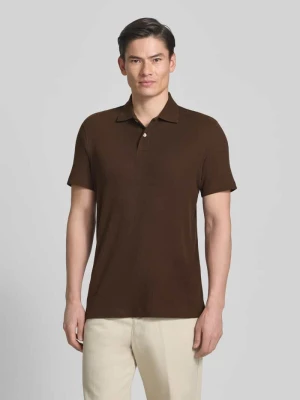 koszulka polo o kroju regular fit z mieszanki bawełny model 'BLAZE' Selected Homme