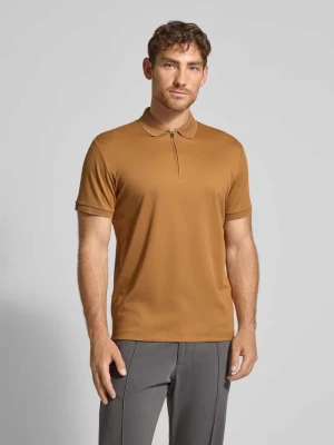Koszulka polo o kroju regular fit z mieszanki bawełny model ‘FAVE’ Selected Homme