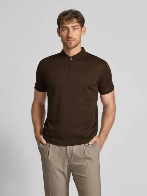 Koszulka polo o kroju regular fit z mieszanki bawełny model ‘FAVE’ Selected Homme