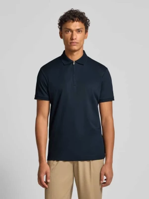 Koszulka polo o kroju regular fit z mieszanki bawełny model ‘FAVE’ Selected Homme