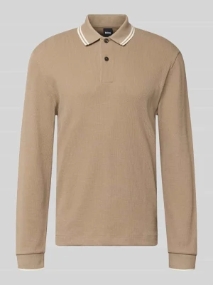 koszulka polo o kroju regular fit z mieszanki bawełny model 'H-Pittman 10' Boss