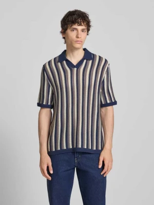 Koszulka polo o kroju regular fit z mieszanki bawełny model 'THUE' Only & Sons