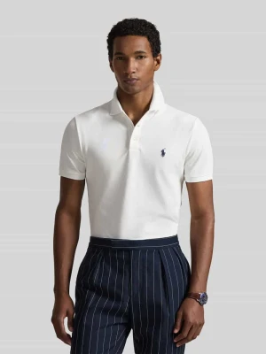 Koszulka polo o kroju regular fit z mieszanki bawełny Polo Ralph Lauren Biały