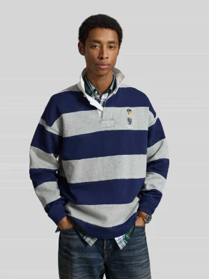 Koszulka polo o kroju regular fit z mieszanki bawełny Polo Ralph Lauren Średnioszary