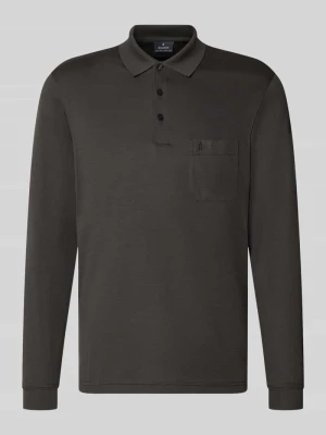 koszulka polo o kroju regular fit z mieszanki bawełny RAGMAN Antracytowy