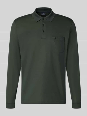 koszulka polo o kroju regular fit z mieszanki bawełny RAGMAN Zielony