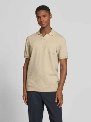 Koszulka polo o kroju regular fit z mieszanki bawełny s.Oliver RED LABEL