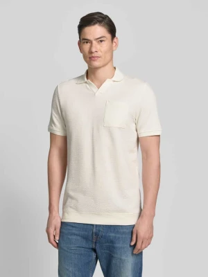 Koszulka polo o kroju regular fit z mieszanki bawełny s.Oliver RED LABEL