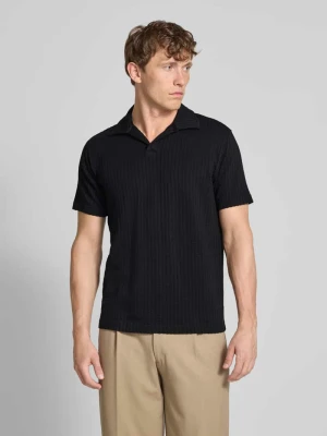 Koszulka polo o kroju regular fit z mieszanki bawełny Selected Homme