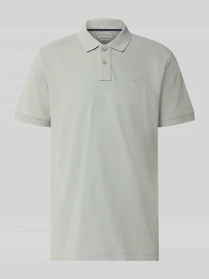 koszulka polo o kroju regular fit z mieszanki bawełny Tom Tailor Miętowy