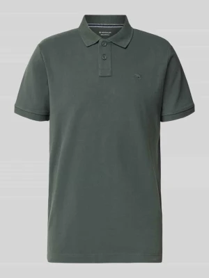 koszulka polo o kroju regular fit z mieszanki bawełny Tom Tailor Oliwkowy