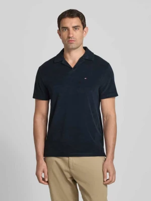 Koszulka polo o kroju regular fit z mieszanki bawełny Tommy Hilfiger