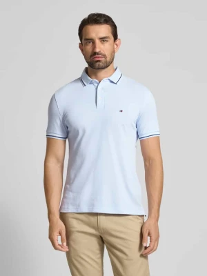 Koszulka polo o kroju regular fit z mieszanki bawełny Tommy Hilfiger