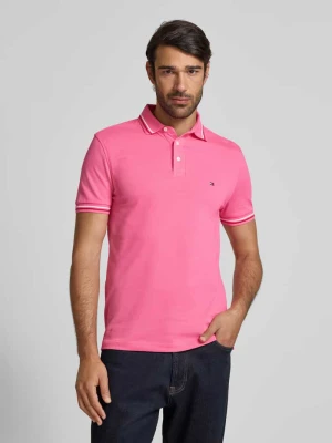 Koszulka polo o kroju regular fit z mieszanki bawełny Tommy Hilfiger