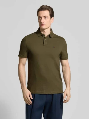 Koszulka polo o kroju regular fit z mieszanki bawełny Tommy Hilfiger