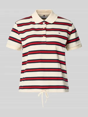 Koszulka polo o kroju regular fit z mieszanki bawełny Tommy Hilfiger