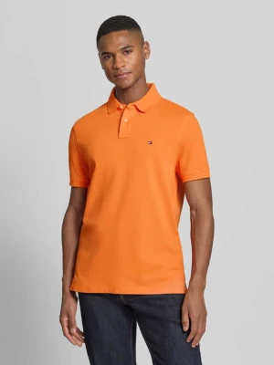 Koszulka polo o kroju regular fit z mieszanki bawełny Tommy Hilfiger