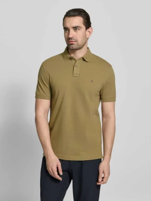 Koszulka polo o kroju regular fit z mieszanki bawełny Tommy Hilfiger