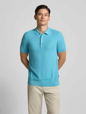Koszulka polo o kroju regular fit z dzianiny z mieszanki lyocellu i bawełny model ‘LANNOTTI’ Boss