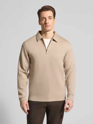 Koszulka polo o kroju regular fit z mieszanki wiskozy model ‘EMANUEL’ Selected Homme