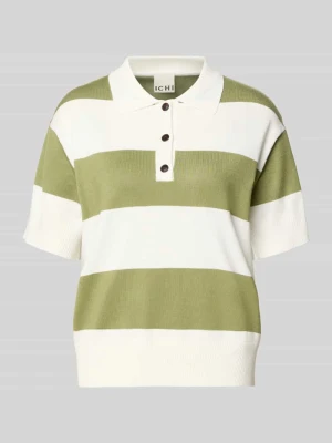 Koszulka polo o kroju regular fit z mieszanki wiskozy model ‘LULS’ Ichi