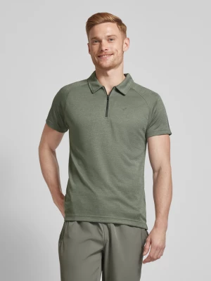 Koszulka polo o kroju regular fit z nadrukiem z logo model ‘IVO’ Joy