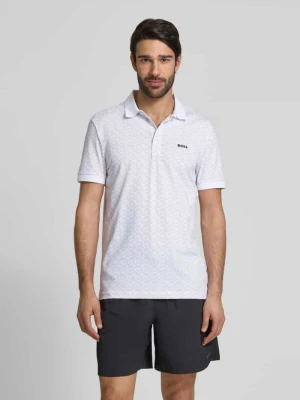 Koszulka polo o kroju regular fit z nadrukiem z logo model ‘Paddy’ BOSS Green