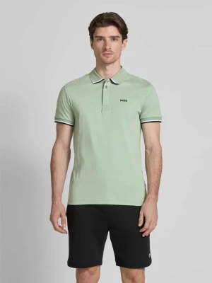 Koszulka polo o kroju regular fit z nadrukiem z logo model ‘Paddy Lux Heritage’ BOSS Green