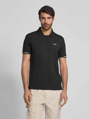 Koszulka polo o kroju regular fit z nadrukiem z logo model ‘Palle’ BOSS Green