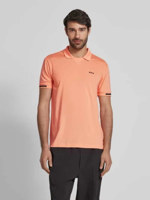 Koszulka polo o kroju regular fit z nadrukiem z logo model ‘Palle’ BOSS Green