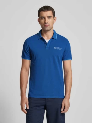 Koszulka polo o kroju regular fit z nadrukiem z logo s.Oliver RED LABEL