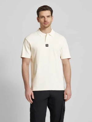 Koszulka polo o kroju regular fit z naszywką logo model ‘Deabono’ HUGO