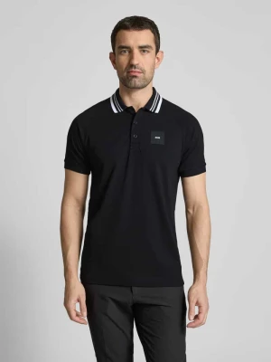 Koszulka polo o kroju regular fit z naszywką z logo model ‘Paddy’ BOSS Green