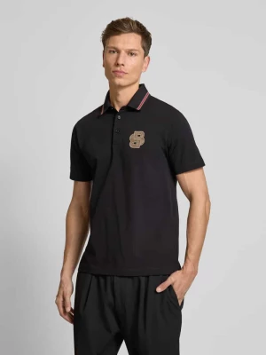 Koszulka polo o kroju regular fit z naszywką z logo model ‘Parris’ Boss