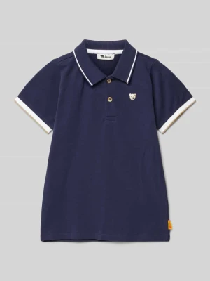 Koszulka polo o kroju regular fit z naszywką z logo Steiff