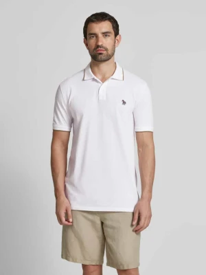 Koszulka polo o kroju regular fit z naszywką z motywem Paul Smith