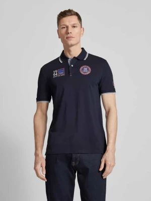 Koszulka polo o kroju regular fit z naszywkami z logo Christian Berg Men