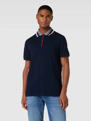 Koszulka polo o kroju regular fit z paskami w kontrastowym kolorze PAUL & SHARK