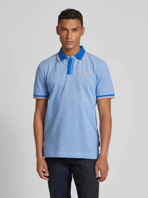 Koszulka polo o kroju regular fit z paskami w kontrastowym kolorze Tom Tailor