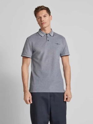 Koszulka polo o kroju regular fit z paskami w kontrastowym kolorze Tom Tailor