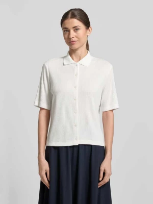 Koszulka polo o kroju regular fit z pełną listwą guzikową Opus