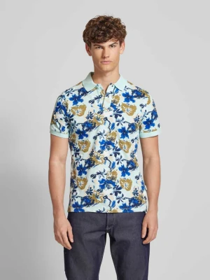 Koszulka polo o kroju regular fit z prążkowanymi wykończeniami model ‘EDI’ Blend