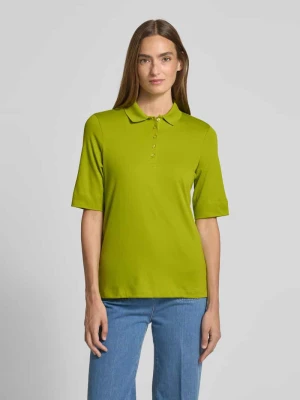 Koszulka polo o kroju regular fit z rękawem o dł. 1/2 Christian Berg Woman