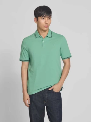 koszulka polo o kroju regular fit z wyhaftowanym logo Bugatti