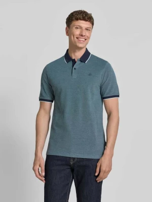koszulka polo o kroju regular fit z wyhaftowanym logo Bugatti